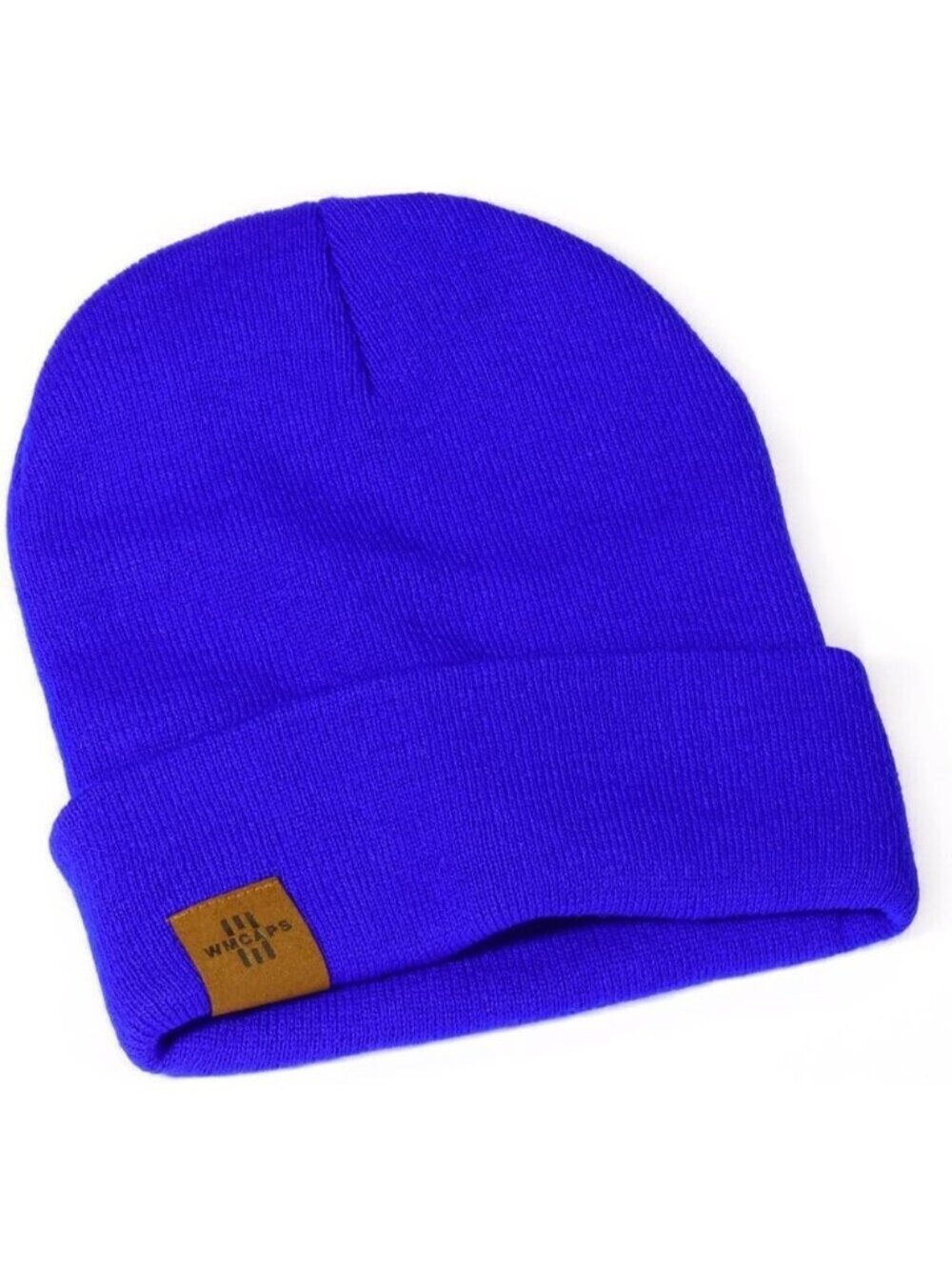 Men and Women Royal Blue Acrylic Stretchy Daily Knit Warm Winter Beanie Hats
